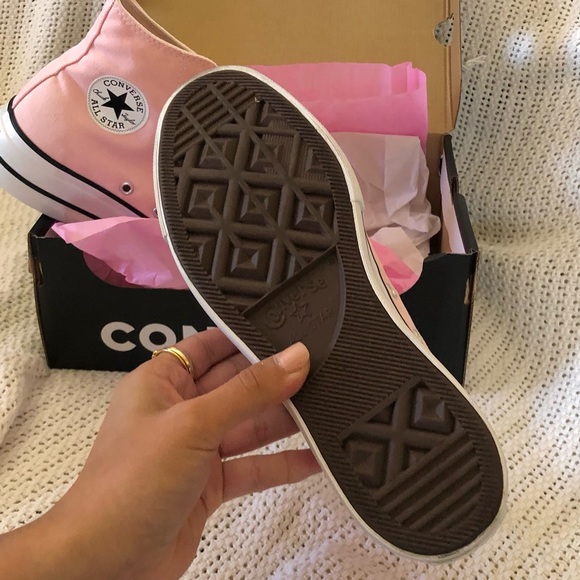 Pink Platform Hello Kitty Converse - Picture 3 of 8